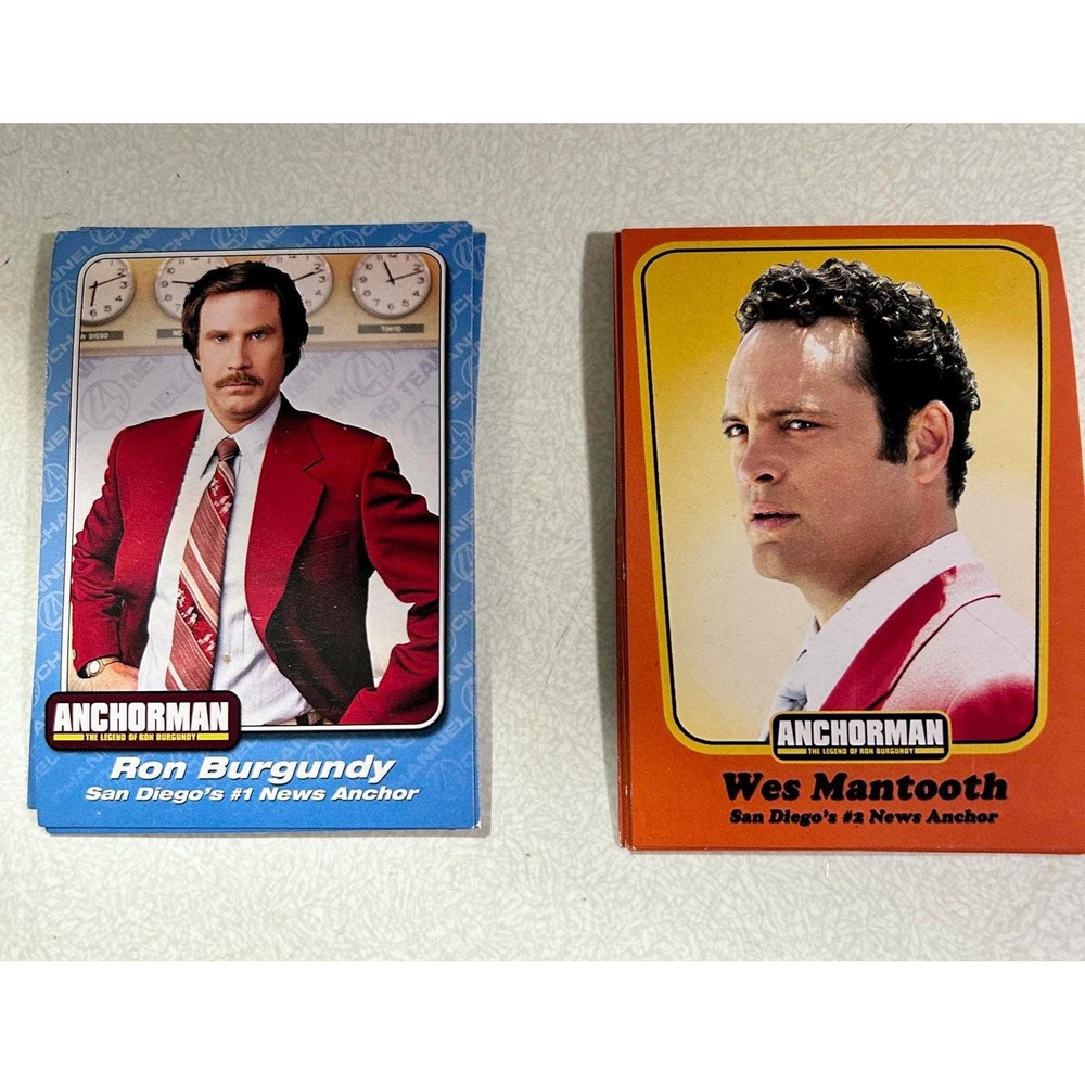 DreamWorks Anchorman Trading Cards Unisex OS Multi Excellent Comedy Movie Promo